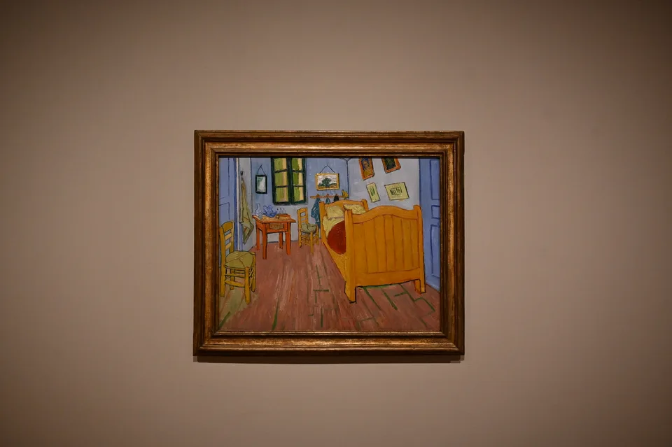 A pintura de Van Gogh de seu quarto em Arles