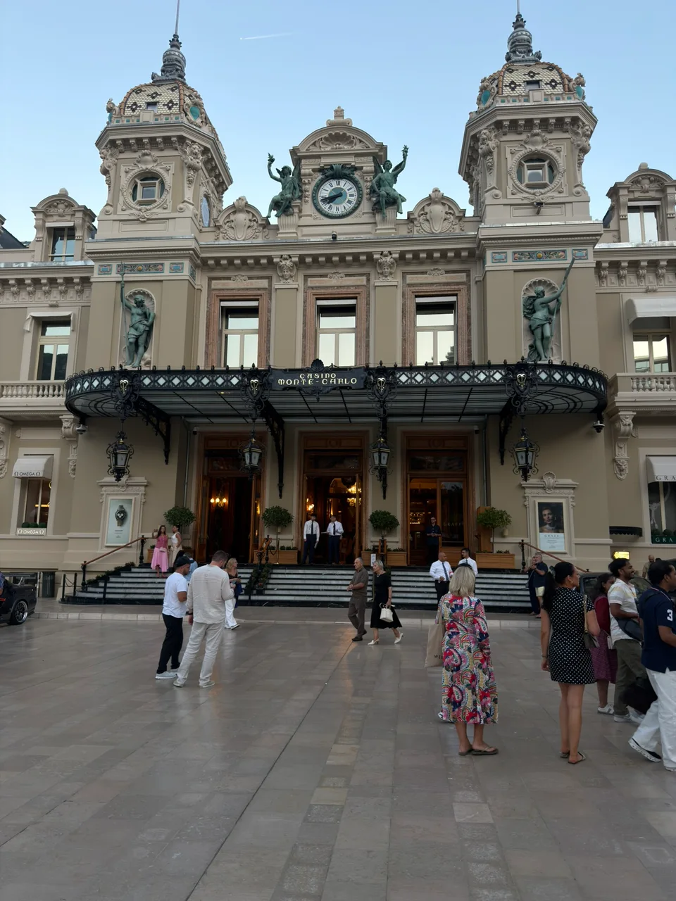 The ornate façade of the Casino de Monte-Carlo